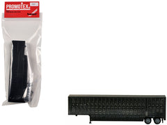 Livestock Trailer Black 1/87 (HO) Plastic Model by Promotex