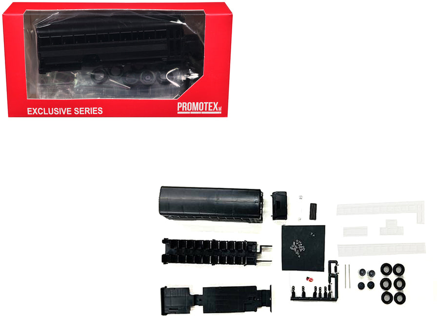 Model Kit School Bus 1/87 (HO) Plastic Model by Promotex