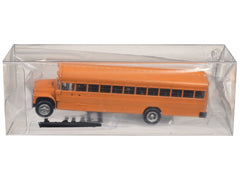 School Bus Yellow with Stop Sign 1/87 (HO) Plastic Model by Promotex