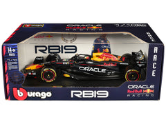 Red Bull Racing RB19 #1 Max Verstappen "Oracle" Champion Formula One F1 World Championship (2023) "Race" Series 1/18 Diecast Model Car by Bburago