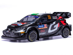Toyota GR Yaris Rally1 Hybrid #33 Elfyn Evans - Scott Martin 2nd Place "Rally Sweden" (2024) 1/18 Diecast Model Car by IXO Models