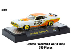 "Auto-Thentics" 6 piece Set Release 97 IN DISPLAY CASES Limited Edition 1/64 Diecast Model Cars by M2 Machines