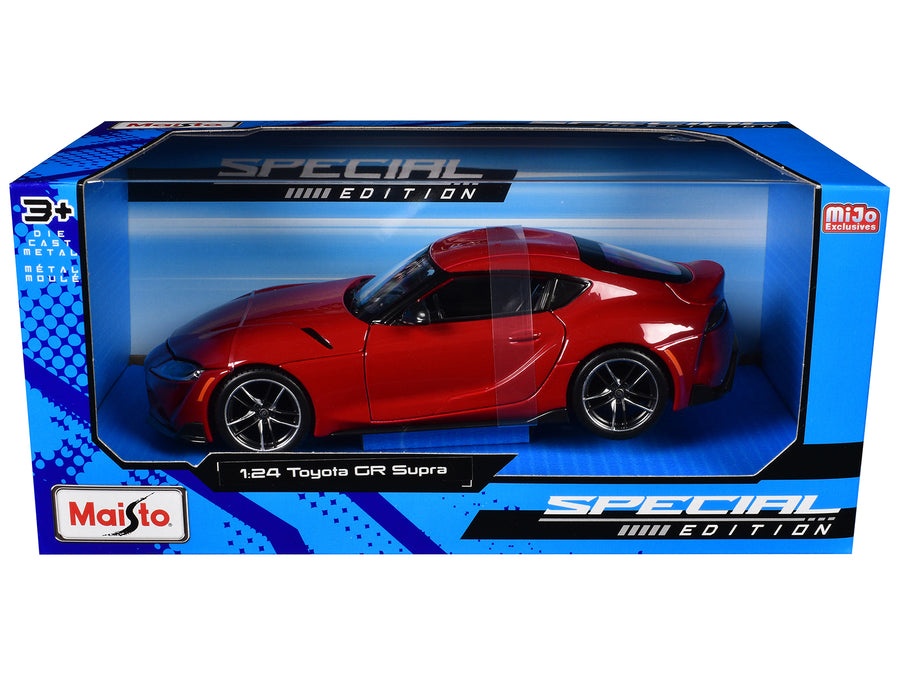 Toyota GR Supra Red "Special Edition" Series 1/24 Diecast Model Car by Maisto