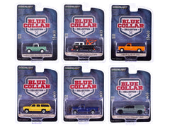 "Blue Collar Collection" Set of 6 pieces Series 13 1/64 Diecast Model Cars by Greenlight