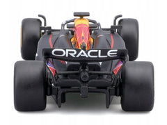 Red Bull Racing RB20 #1 Max Verstappen "Oracle" Formula One F1 World Championship (2024) with Driver Figure and Display Case "Race" Series 1/43 Diecast Model Car by Bburago