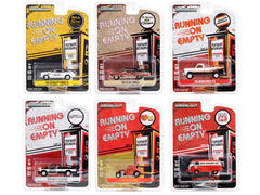 "Running on Empty" 6 piece Set Series 16 1/64 Diecast Model Cars by Greenlight