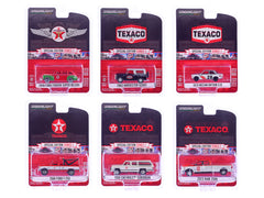 "Texaco Special Edition" Series 1 Set of 6 pieces 1/64 Diecast Model Cars by Greenlight