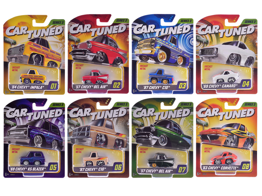 Mainline 2025 Series 3 Set of 8 Pieces Diecast Model Cars by CarTuned