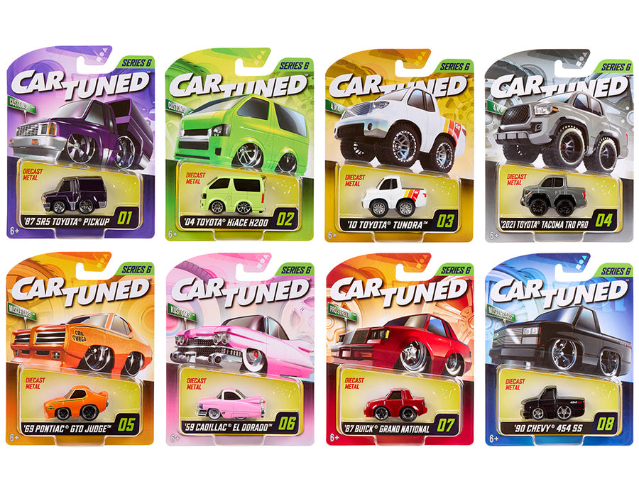 "Mainline" 2025 Series 6 Set of 8 Pieces Diecast Model Cars by CarTuned