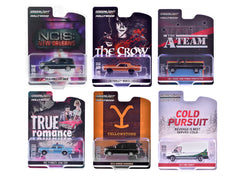 "Hollywood Series" Set of 6 pieces Release 43 1/64 Diecast Model Cars by Greenlight
