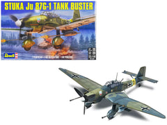 Level 4 Model Kit Junkers STUKA JU 87G-1 Tank Buster Bomber Aircraft 1/48 Scale Model by Revell
