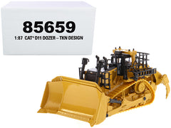 CAT Caterpillar D11 Track-Type Tractor Dozer TKN Design "High Line" Series 1/87 (HO) Scale Diecast Model by Diecast Masters