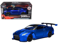Brian's 2009 Nissan GTR R35 Blue Ben Sopra "Fast & Furious" Movie 1/32 Diecast Model Car  by Jada