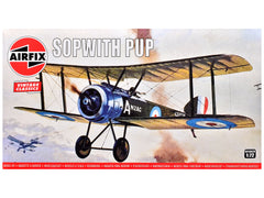 Level 1 Model Kit Sopwith Pup Fighter Aircraft 1/72 Plastic Model Kit by Airfix