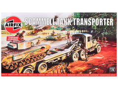 Level 2 Model Kit Scammel Tank Transporter 1/76 Plastic Model Kit by Airfix