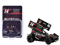 Winged Sprint Car #14 Spencer Bayston "Four CCCC's Construction - Sander" Jason Meyers Racing (2025) 1/50 Diecast Model Car by ACME