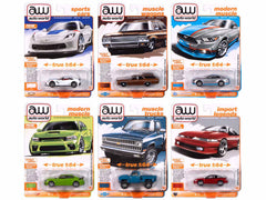 Auto World Premium 2024 Set A of 6 pieces Release 3 1/64 Diecast Model Cars by Auto World