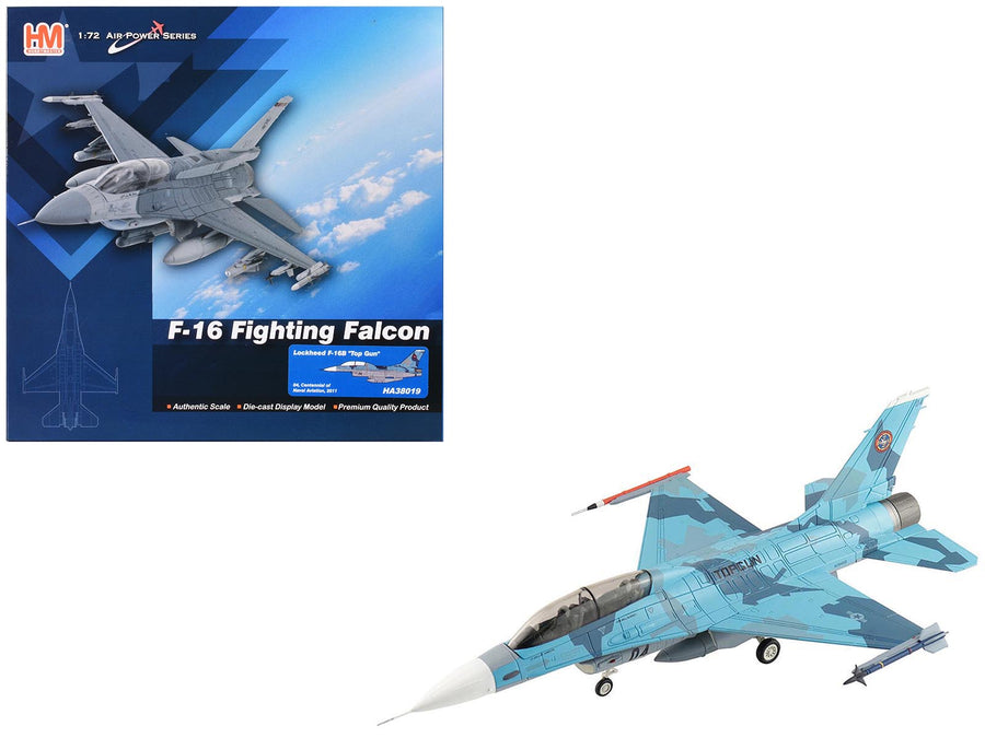 Lockheed F-16B Fighting Falcon Fighter Aircraft "Top Gun 04 Centennial of Naval Aviation" United States Navy "Air Power Series" 1/72 Diecast Model by Hobby Master