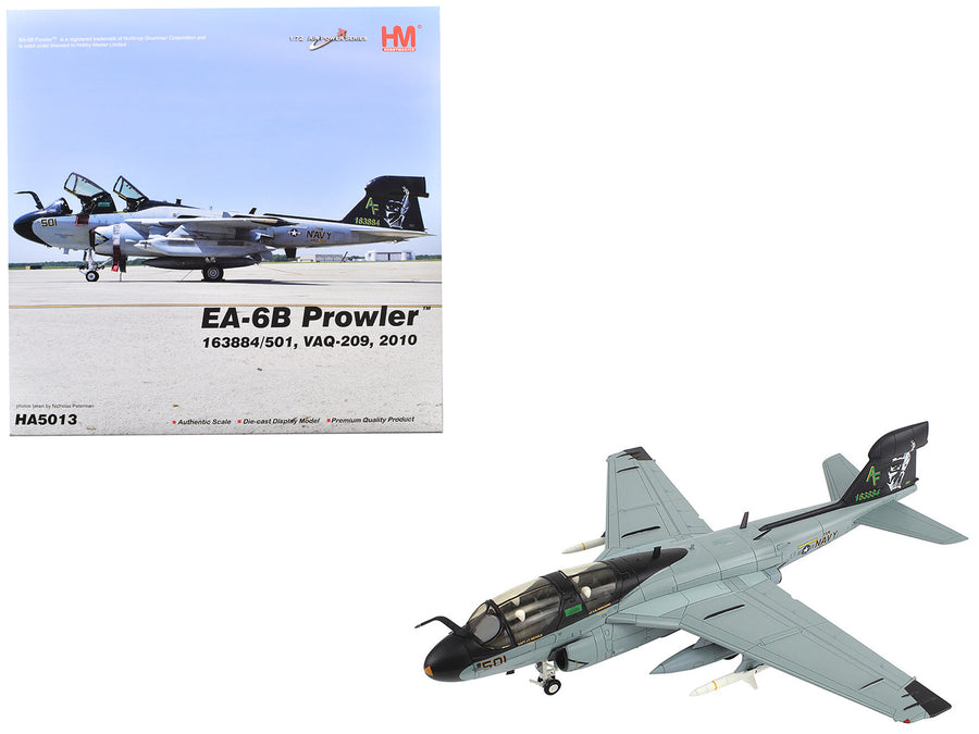 Grumman EA-6B Prowler Aircraft "163884/501 VAQ-209 Star Warriors" (2010) United States Navy "Air Power Series" 1/72 Diecast Model by Hobby Master