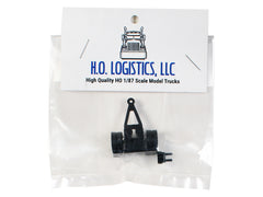 Trailer Dolly Black Kit 1/87 (HO) Plastic Model Car by HO Logistics