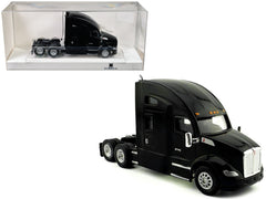 Kenworth T680 Sleeper Cab Black 1/87 (HO) Plastic Model Car by HO Logistics