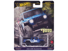 2020 Jeep Gladiator Pickup Truck Blue Metallic "MOPAR" "Terra Trek" Series Diecast Model Car by Hot Wheels