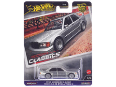 1990 Mercedes-Benz 190 E 2.5-16 Evolution II Silver Metallic "Modern Classics" Series Diecast Model Car by Hot Wheels
