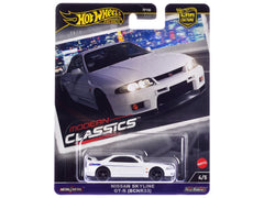 Nissan Skyline GT-R (BCNR33) "GReddy" White "Modern Classics" Series Diecast Model Car by Hot Wheels