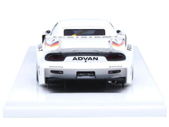 Mazda RX7 (FD3S) LB-Super Silhouette RHD (Right Hand Drive) #41 White with Stripes and Graphics 1/18 Model Car by Inno Models