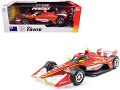 Dallara IndyCar #12 Will Power "Verizon" Team Penske (Road Course Configuration) "NTT IndyCar Series" (2025) 1/18 Diecast Model Car by IXO Models