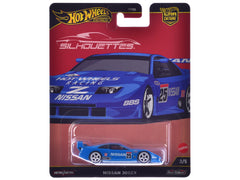 Nissan 300ZX #25 "Hot Wheels Racing" Blue "Silhouettes" Series Diecast Model Car by Hot Wheels
