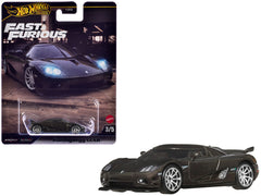 Koenigsegg CCXR Dark Gray Metallic "Fast Five" (2011) Movie "Fast & Furious" Series Diecast Model Car by Hot Wheels