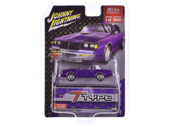 1987 Buick Regal T-Type Purple Metallic Limited Edition to 3600 pieces Worldwide 1/64 Diecast Model Car by Johnny Lightning