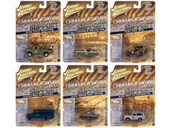 "Military" Set A of 6 pieces 2024 Release 2 Limited Edition Diecast Models by Johnny Lightning