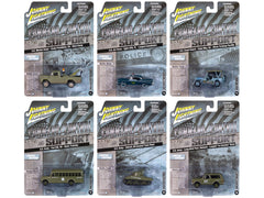 "Military" Set B of 6 pieces 2024 Release 2 Limited Edition Diecast Models by Johnny Lightning