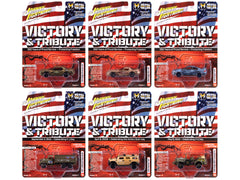"Military" Set A of 6 pieces 2025 Release 1 Limited Edition Diecast Models by Johnny Lightning
