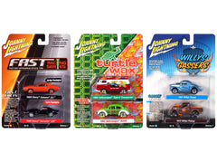 Johnny Lightning "2-Packs" 2024 Release 1 Set A of 6 pieces 1/64 Diecast Model Cars by Johnny Lightning