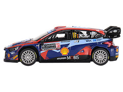 Hyundai i20 N Rally1 Hybrid #11 Thierry Neuville - Martijn Wydaeghe "Hyundai Shell Mobis WRT" 3rd Place "Monte Carlo Rally" (2023) Limited Edition to 3960 pieces Worldwide 1/64 Diecast Model Car by Mini GT