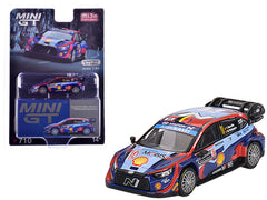 Hyundai i20 N Rally1 Hybrid #11 Thierry Neuville - Martijn Wydaeghe "Hyundai Shell Mobis WRT" 3rd Place "Monte Carlo Rally" (2023) Limited Edition to 3960 pieces Worldwide 1/64 Diecast Model Car by Mini GT