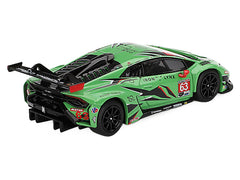 Lamborghini Huracan GT3 EVO2 #63 Mirko Bortolotti - Andrea Caldarelli - Romain Grosjean - Jordan Pepper "Iron Lynx" "24 Hours of Daytona" (2023) Limited Edition 1/64 Diecast Model Car by Mini GT