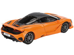 McLaren 750S McLaren Orange with Black Top Limited Edition 1/64 Diecast Model Car by Mini GT