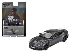Aston Martin DBS RHD (Right Hand Drive) Gray Metallic 007 James Bond "No Time to Die" (2021) Movie Limited Edition 1/64 Diecast Model Car by Mini GT