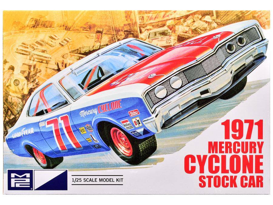 Skill 2 Model Kit 1971 Mercury Cyclone Stock Car 1/25 Scale Model by MPC