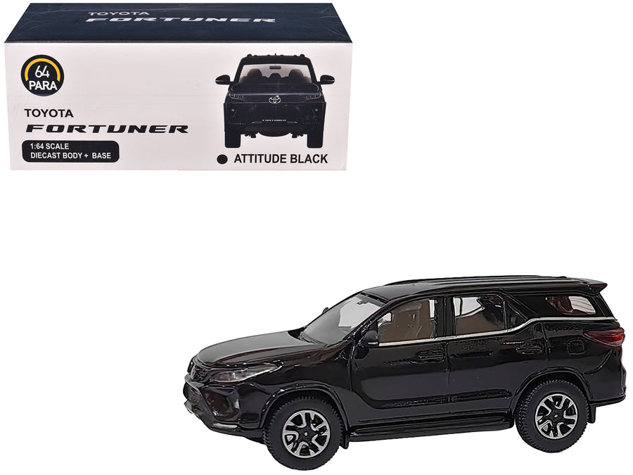 2023 Toyota Fortuner Attitude Black 1/64 Diecast Model Car by Paragon Models