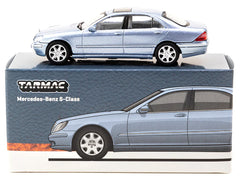 Mercedes-Benz S-Class Horizon Blue Metallic "Global64" Series 1/64 Diecast Model by Tarmac Works