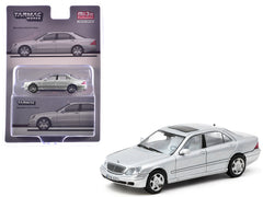 Mercedes-Benz S-Class Brilliant Silver Metallic "Global64" Series 1/64 Diecast Model by Tarmac Works
