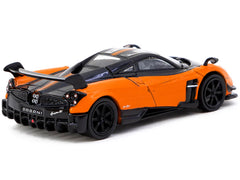 Pagani Huayra BC Arancio Saint Tropez Orange and Black "Global64" Series 1/64 Diecast Model by Tarmac Works