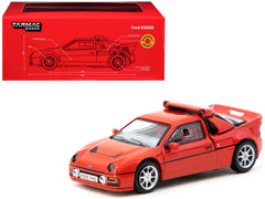 Ford RS200 Red "Hobby64" Series 1/64 Diecast Model Car by Tarmac Works