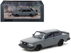 Volvo 242 Custom Gray "Road64" Series 1/64 Diecast Model Car by Tarmac Works