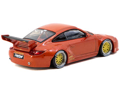 Old & New 997 Orange Red Metallic "Road64" Series 1/64 Diecast Model Car by Tarmac Works